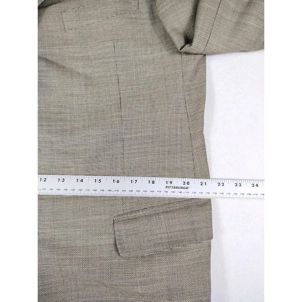 Ermenegildo Zegna Blazer Men's 45 Light Green High Performance Corpcore Workwear